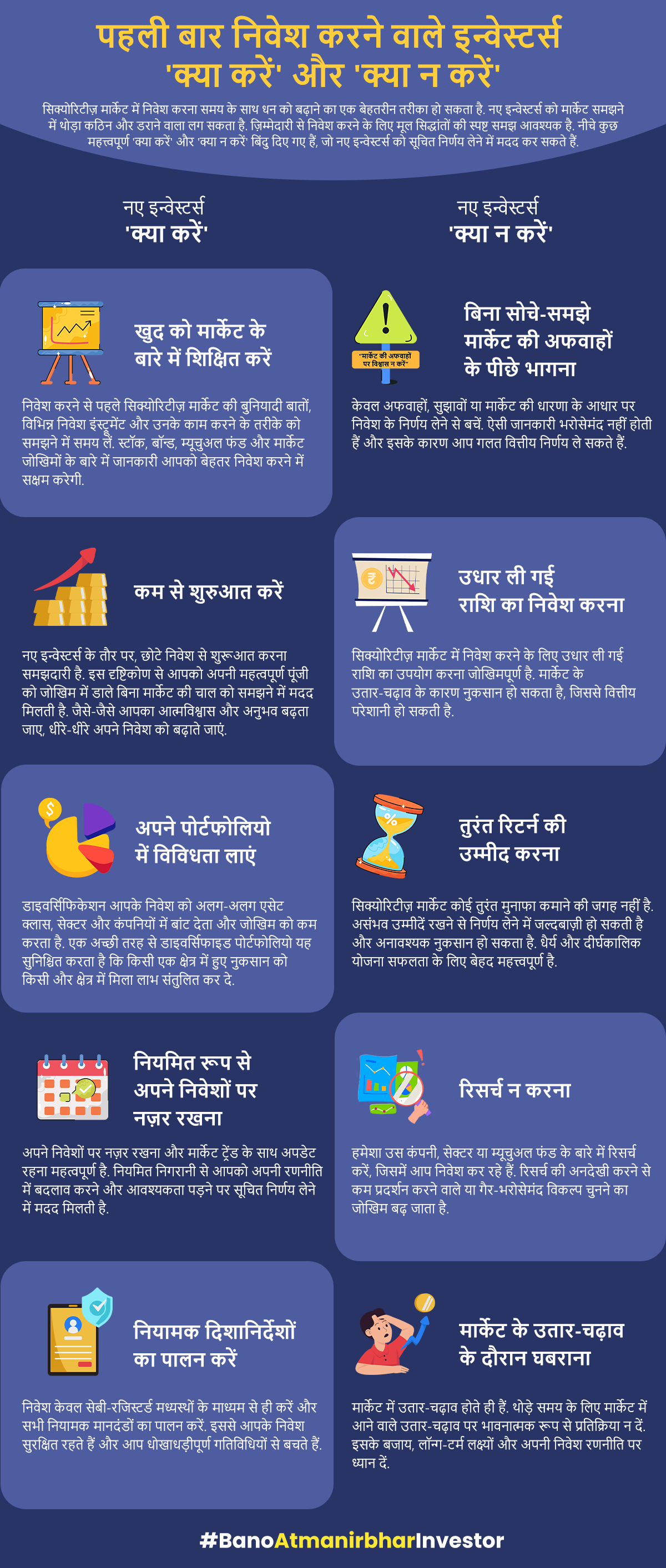 Investor Do'S And Don'Ts Guidelines
